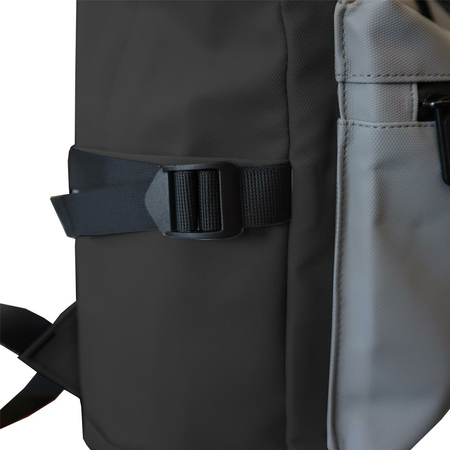 ΣΑΚΊΔΙΟ ΜΕ ΘΉΚΗ LAPTOP 15.6" AMBER ΜΑΎΡΟ/ΓΚΡΙ AM2045