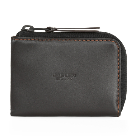 ΠΟΡΤΟΦΌΛΙ ΜΕ ΜΠΡΕΛΌΚ ΑΝΔΡΙΚΌ JASLEN ΔΕΡΜΆΤΙΝΟ ΚΑΦΈ 205644-02
