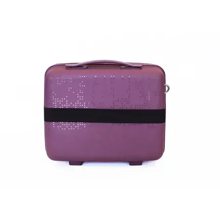 ΣΕΤ 2 ΤΕΜΑΧΊΩΝ (ΒΑΛΊΤΣΑ ΚΑΜΠΊΝΑΣ & BEAUTY CASE) AMBER ΜΩΒ AM1017