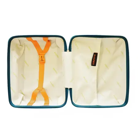 ΣΕΤ 2 ΤΕΜΑΧΊΩΝ (ΒΑΛΊΤΣΑ ΚΑΜΠΊΝΑΣ & BEAUTY CASE) AMBER ΜΠΛΕ AM1017