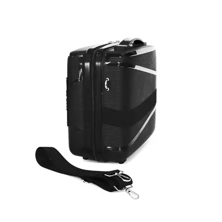 ΣΕΤ 2 ΤΕΜΑΧΊΩΝ (ΒΑΛΊΤΣΑ ΚΑΜΠΊΝΑΣ & BEAUTY CASE) AMBER ΜΑΎΡΟ AM1018