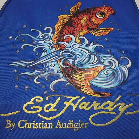 ΣΑΚΊΔΙΟ ΠΛΆΤΗΣ ED HARDY ORIGINAL ΜΠΛΕ ED03