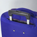 Βαλίτσα καμπίνας υφασμάτινη Μπλε Ελεκτρίκ Αναδιπλούμενη με 2 ρόδες